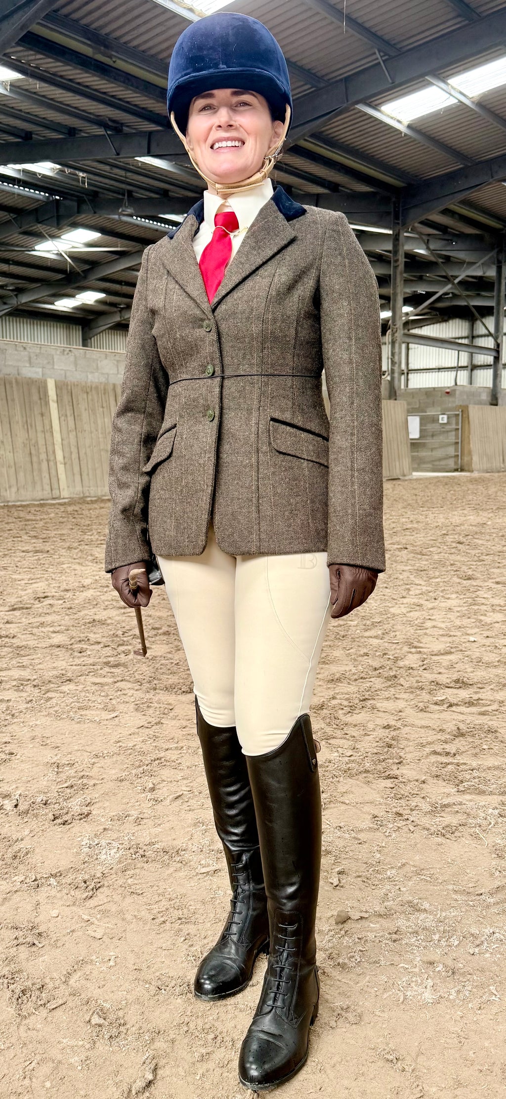 The Contour Beige Breech Legging