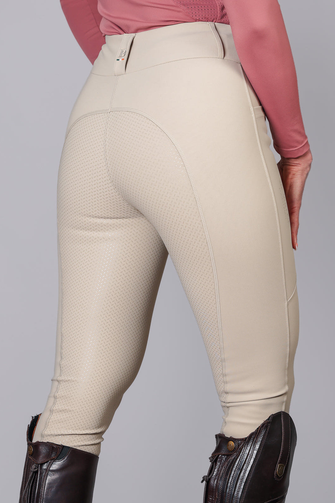 The Contour Beige Breech Legging